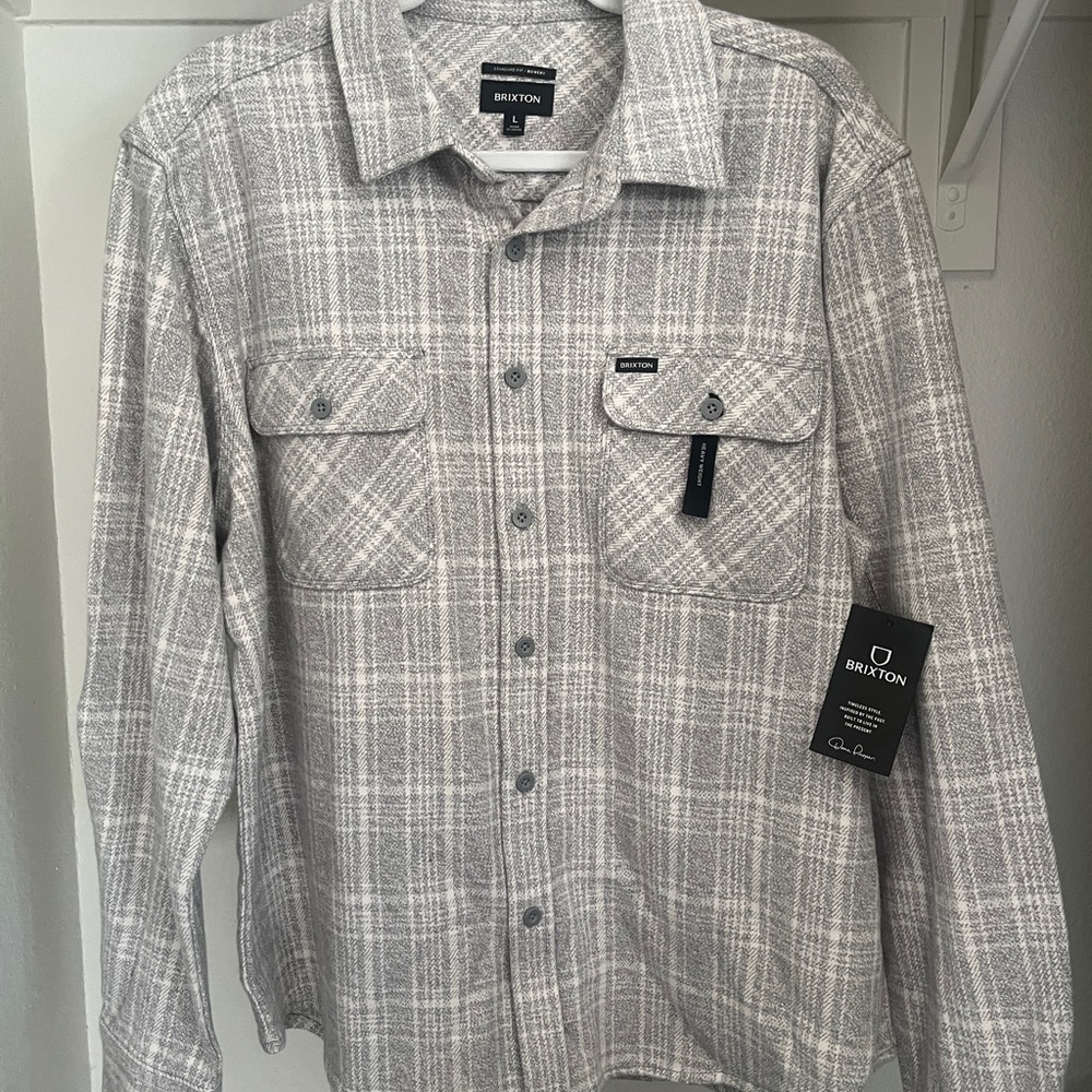 BRIXTON BOWERY FLANNEL - NEVER WORN